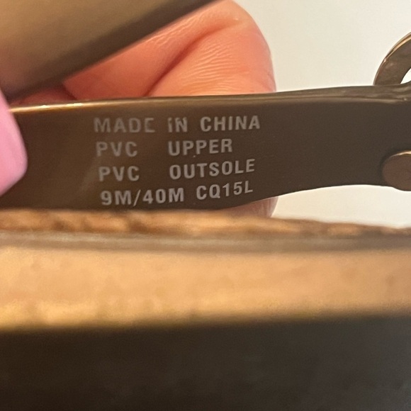 Michael Michael Kors Brown Flats Women Sz 9 PVC - Picture 4 of 5